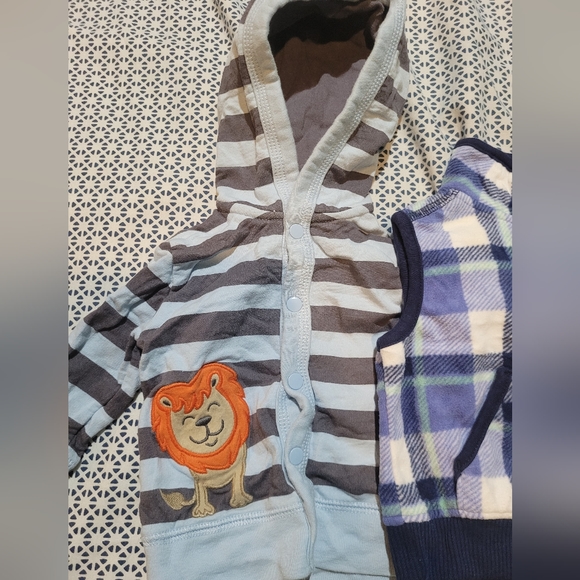 3 Piece Baby Boy 3 Months Jacket Vest - Picture 2 of 4